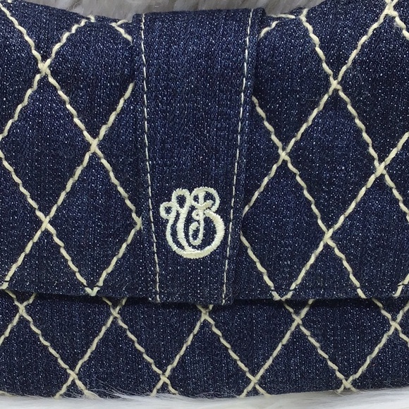 Vera Bradley Quilted Denim Mini Shoulder/Clutch Bag - Picture 2 of 13